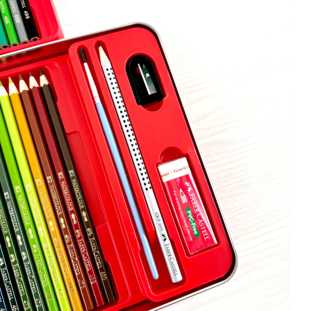 60 Watercolour Pencils Sketch Set